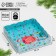 Box for confectionery with PVC cover "New Year's commotion", 15 x 15 x 3 cm, New Year