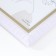 Photo frame plastic 10x15 cm "dashes" white 17.5x12.3 cm
