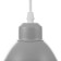 Lamp Bayerlux suspension Bayerlux "oval" 1x40W E27 gray 14x14x18-98 cm
