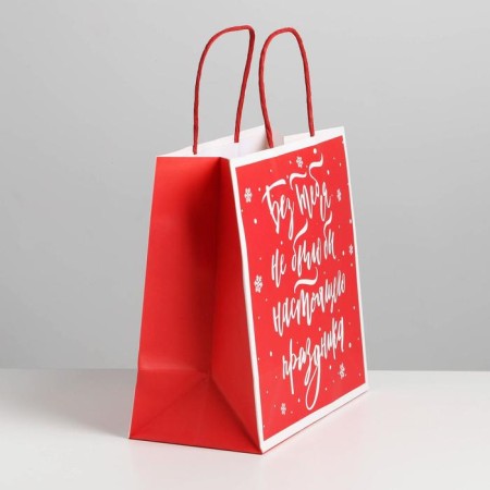 Gift package “Happy New Year!”, 22 x 22 x 11 cm, new year-1