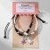 Bracelets "Demetrons" chickens with rabbit ears, colored, 7 cm