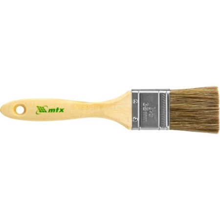 Brush flat MTX 83078, mixed bristles, wooden pen, 1.5 "-1