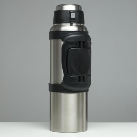 Thermos, 4.2 l, Volume "Master K", with a mug, with a strain, retains heat 60 hours, silver-3