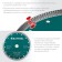 Diamond disk Kraftool 36685-200, ultra-thin, d = 22.2/25.4 mm, 200 x 1.8 mm