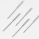 Needles for household sewing machines, universal, No. 100/16, 5 pcs