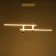 Lamp with DDD "Montana" LED 30W 3000-6000K white-gold 91x7x21 cm