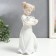 Souvenir Ceramics "Girl with tails, with a kitten on her hands" 22.5x7x12 cm