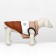 Jacket for dogs "Chocolate", size 2xl (DS 50, OG 65, Osh 40), beige-brown