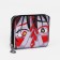 Lightning wallet, card for cards, for coins, black/red color