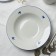 Ceramic “Swallow” plate, 22.4 cm, 300 ml, white color