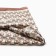 Women's scarf minku 70*70 cm, coffee
