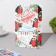 Postcard "Funny holiday!" glitter, bullfinch, 12.5x19.5 cm
