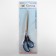 Portnovsky scissors, mowed blade, heat -resistant handles, 12.2 ’’, 31 cm, black/blue color