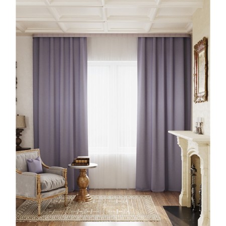 Curtain "Dundi", size 180x260 cm, lavender color
