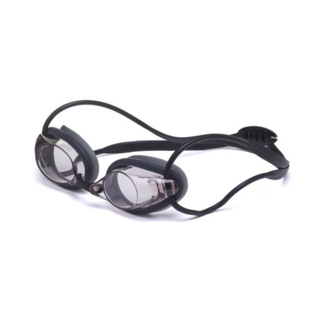 ATEMI N402 swimming glasses, silicone, black/amber