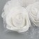Decorative flower for creativity "Rose" d = 3 cm, white