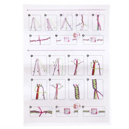 Set for creativity "Create your clock, weave strap" jewelry-6
