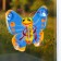 Plastic thermometer window "Butterfly" in the bag