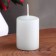 Aromatic candle "sandalwood, green tea, cinnamon", 4x6 cm, set 3 pcs, in a box