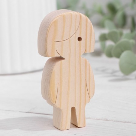 Harvesting for creativity "Figure girl with bangs in front of my eyes" 8x3.7 cm-1