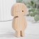 Harvesting for creativity "Figure girl with bangs in front of my eyes" 8x3.7 cm