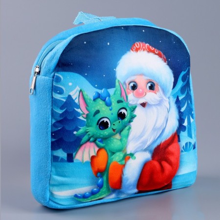 Baby backpack "Dragon and grandfather Frost", p. 24 × 24 cm-2