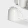 A set of porcelain mugs Magistro Mien, 6 items: 270 ml, white color