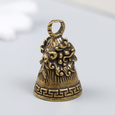 Bool of Brass "Leo Head" 3.4x2.2x2.2 cm-2