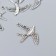 Decor for creativity Metal "Swallow" silver G123B492 2.9x2.2 cm
