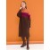 Female dress, size 42, chocolate color