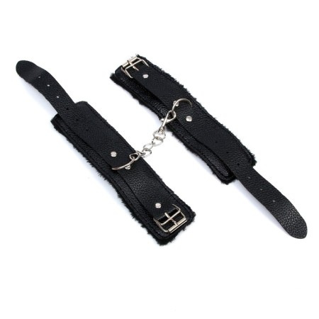 Handcuffs are carnival, black color-3