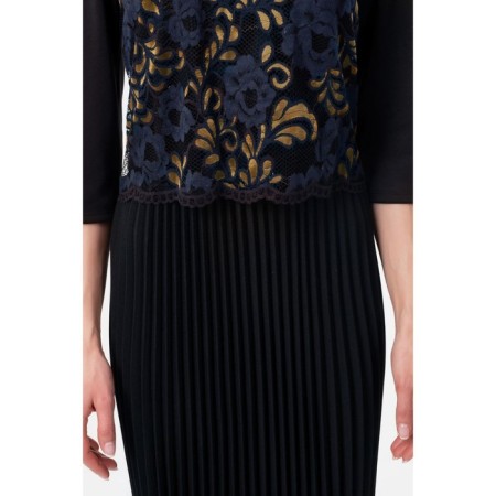 Women's dress, size 42, black color-5