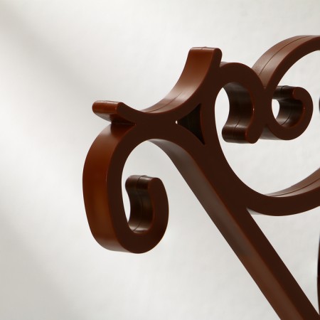 Bracket for suspended pots, plastic, chocolate color-8