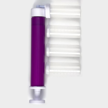 Mechanical airbrush, 25 × 12 × 3 cm, 4 containers in the kit, color mix-1