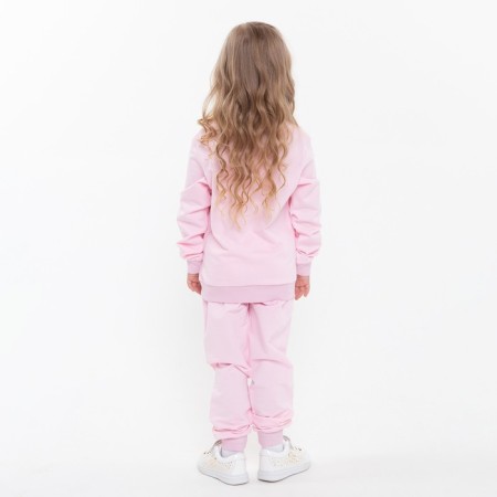Костюм для девочки PUMA (свитшот, брюки), цвет розовый, рост 110 см (5 лет)-5