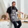 Apron "Ethel" Male 73x71 cm, 100% cotton, sarzha 190 g/m2