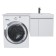 Tumbling for the washing machine Uperwood Magenta, 60 cm, suspended, white, with doors