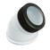 Fan pipe for the toilet "Ani Plast" W4228, 110 mm x 45 °, short