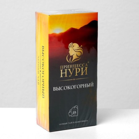 Black tea "Princess Nuri", high -haul, 25 bags*2 g