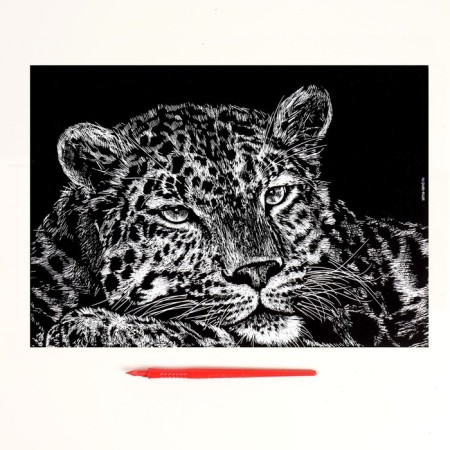 GEPED engraving with a metallic effect "Silver" A4-2