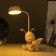 Table lamp with a "Bunny" Zaporik LED 2W 3000K USB AKB Pink 15x14x30 cm