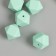 Busina silicone "polyhedron" Tender mint d = 1.7 cm