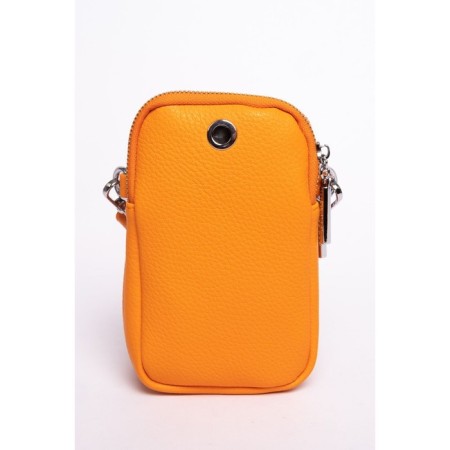 Cross-Body Bag, eco-leather, ludor orange, 11x5x19 cm-2