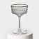 A set of glasses glass Elysia, 260 ml, 4 pcs, with a golden border
