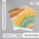 Scrapbooking paper "Ethnic patterns" density 180 grams set 10 pcs 15.5x17 cm