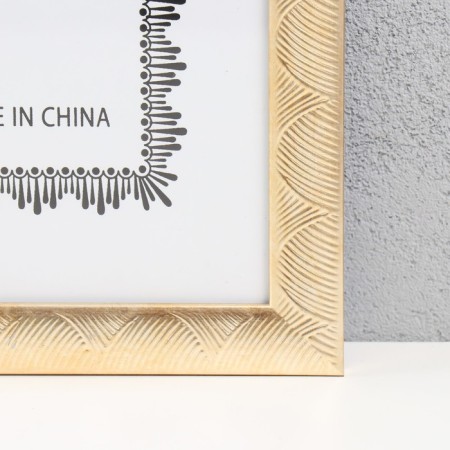 Photo frame plastic 30x40 cm "Substruction of the waves" gold 42.6x32.6x1 cm-1