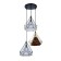 Lamp "Andri Color" 3he27 40W 25x25x27-127cm