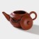 A set for the tea ceremony ceramic "Dragon", 5 items: 4 bowls 25 ml, kettle 200 ml, brown color