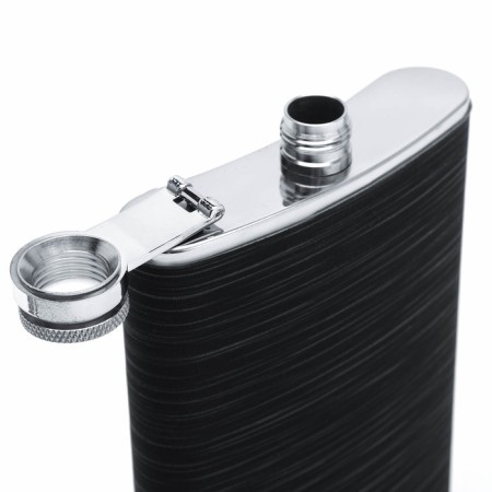 Gift set 5 in 1: Flaw 270 ml, keychain with compass, funnel, glass, 18 x 23-3