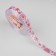 Satin tape 15mm*25 ± 1 yard (23m ± 1m) Figure snowflakes No. 01 White/Red au